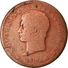 Monnaie, États italiens, KINGDOM OF NAPOLEON, Napoleon I, Soldo, 1813, Milan