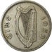 Moneda, REPÚBLICA DE IRLANDA, Florin, 1959, MBC, Cobre - níquel, KM:15a