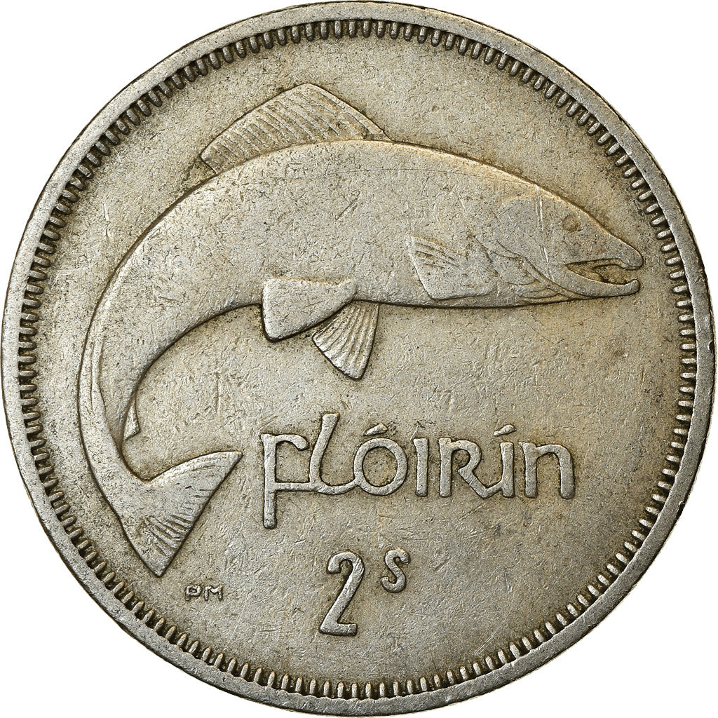 Moneda, REPÚBLICA DE IRLANDA, Florin, 1959, MBC, Cobre - níquel, KM:15a