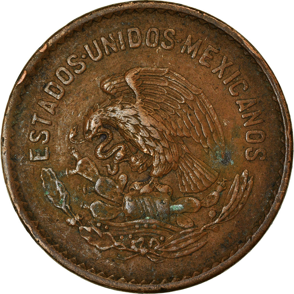 Moneta, Mexico, 5 Centavos, 1946, Mexico City, EF(40-45), Bronze, KM:424