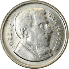 Coin, Argentina, 50 Centavos, 1953, EF(40-45), Nickel Clad Steel, KM:49