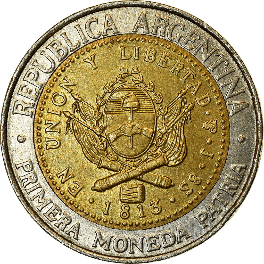 Moneta, Argentina, Peso, 1994, BB, Bi-metallico, KM:112.1