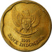 Moneta, Indonesia, 500 Rupiah, 1991, BB, Alluminio-bronzo, KM:54