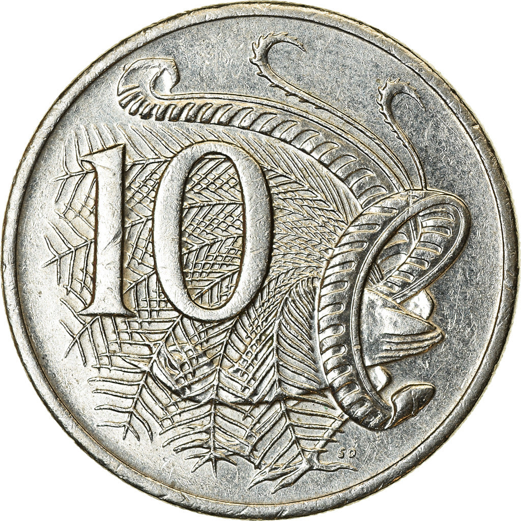 Moneda, Australia, Elizabeth II, 10 Cents, 2004, MBC, Cobre - níquel, KM:402