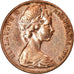Moneta, Australia, Elizabeth II, 2 Cents, 1975, EF(40-45), Bronze, KM:63