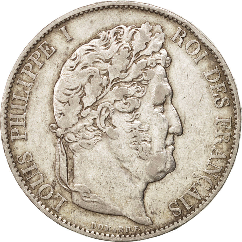 FRANCE, Louis-Philippe, 5 Francs, 1846, Strasbourg, KM #749.3, VF(30-35),...