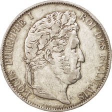 FRANCE, Louis-Philippe, 5 Francs, 1846, Strasbourg, KM #749.3, VF(30-35),...