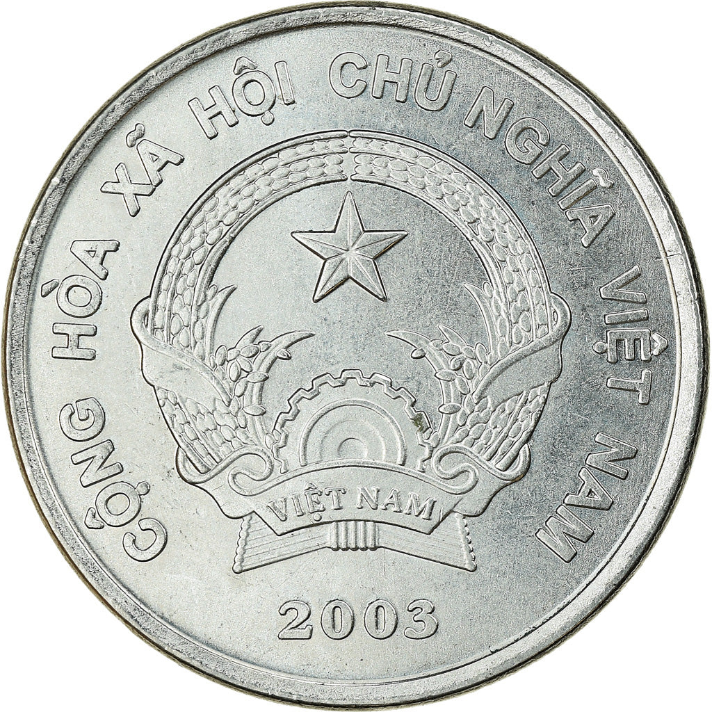 Coin, Vietnam, SOCIALIST REPUBLIC, 500 Dông, 2003, Vantaa, EF(40-45), Nickel