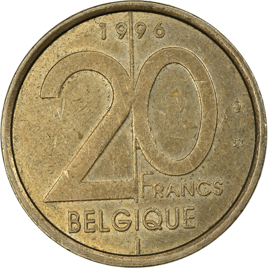 Coin, Belgium, Albert II, 20 Francs, 20 Frank, 1996, Brussels, EF(40-45)