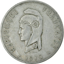 Coin, FRENCH AFARS & ISSAS, 100 Francs, 1970, Paris, EF(40-45), Copper-nickel