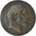 Coin, Great Britain, Edward VII, Penny, 1902, VF(20-25), Bronze, KM:794.2