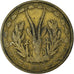 Moeda, África Ocidental Francesa, 25 Francs, 1957, VF(30-35), Alumínio-Bronze
