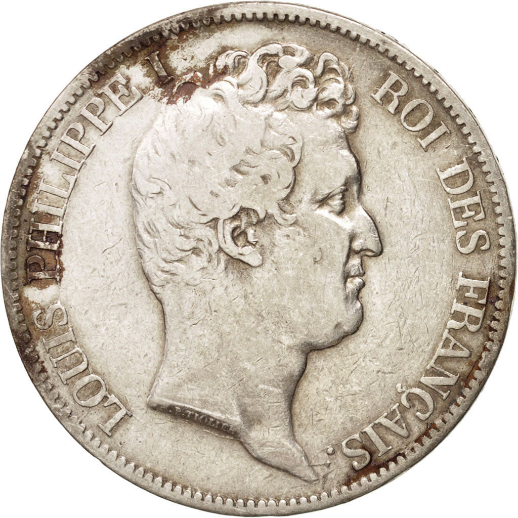 Coin, France, Louis-Philippe, 5 Francs, 1831, Lille, VF(20-25), Silver