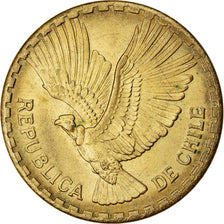 Moneda, Chile, 10 Centesimos, 1966, Santiago, EBC, Aluminio - bronce, KM:191