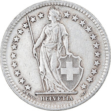 Coin, Switzerland, 2 Francs, 1944, Bern, EF(40-45), Silver, KM:21