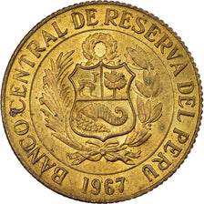 Moneta, Perù, 1/2 Sol, 1967, BB, Ottone, KM:247