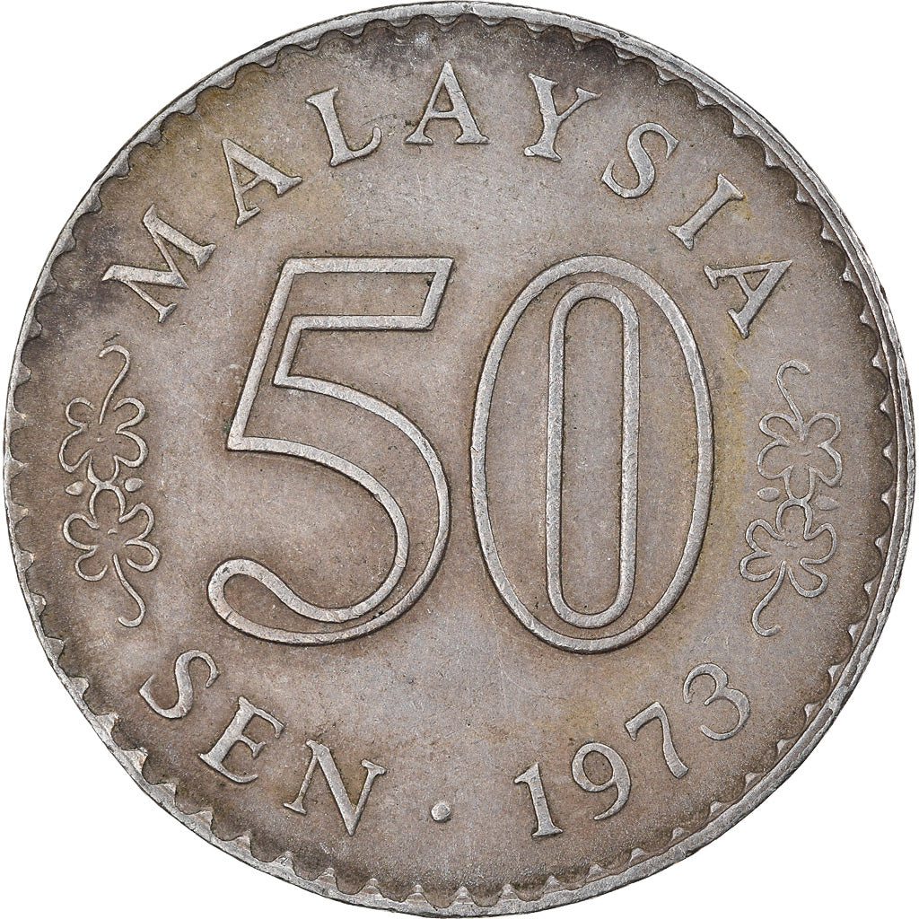 Coin, Malaysia, 50 Sen, 1978, Franklin Mint, EF(40-45), Copper-nickel, KM:5.3