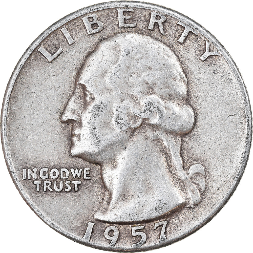 Monnaie, États-Unis, Washington Quarter, Quarter, 1957, U.S. Mint
