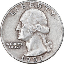 Monnaie, États-Unis, Washington Quarter, Quarter, 1957, U.S. Mint
