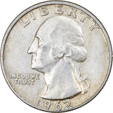Münze, Vereinigte Staaten, Washington Quarter, Quarter, 1962, U.S. Mint