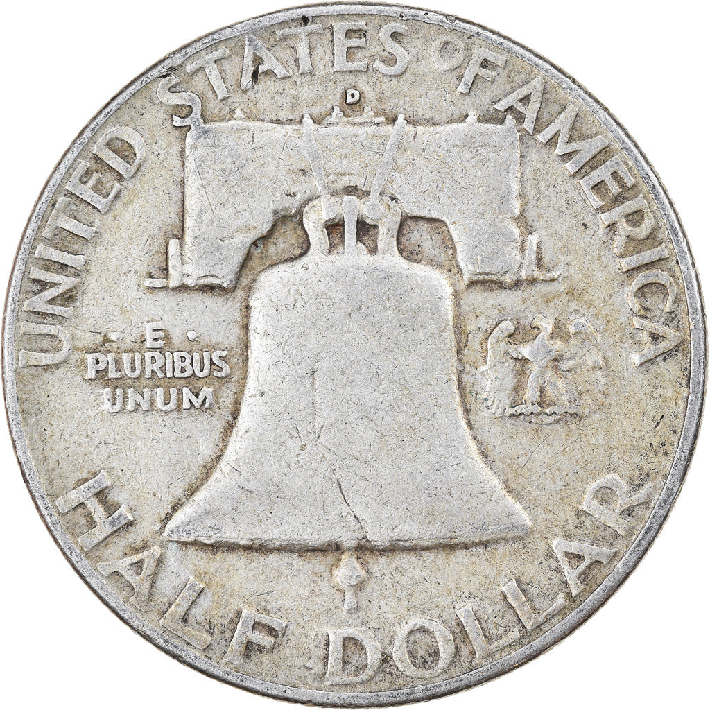 Moneta, Stati Uniti, Franklin Half Dollar, Half Dollar, 1954, U.S. Mint, Denver