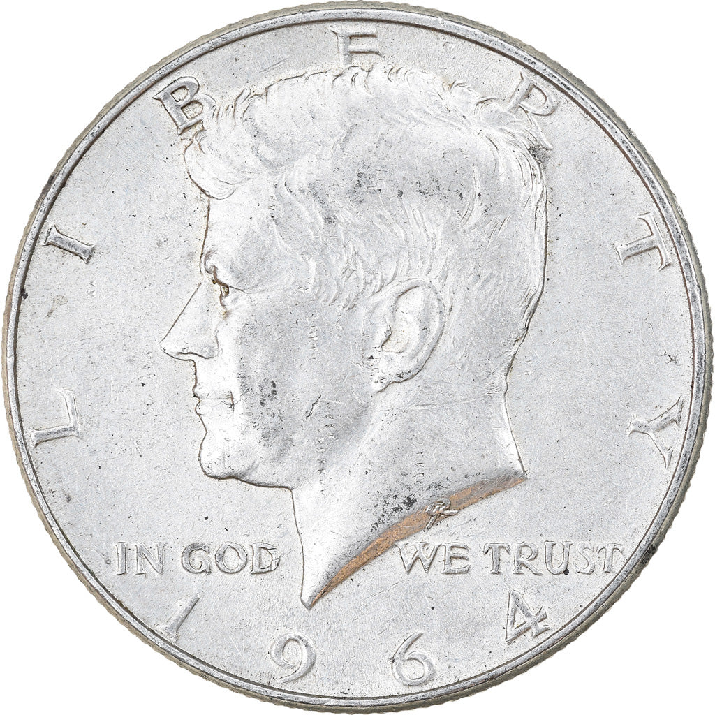 Moneta, Stati Uniti, Kennedy Half Dollar, Half Dollar, 1964, U.S. Mint