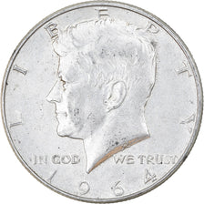 Moneta, Stati Uniti, Kennedy Half Dollar, Half Dollar, 1964, U.S. Mint