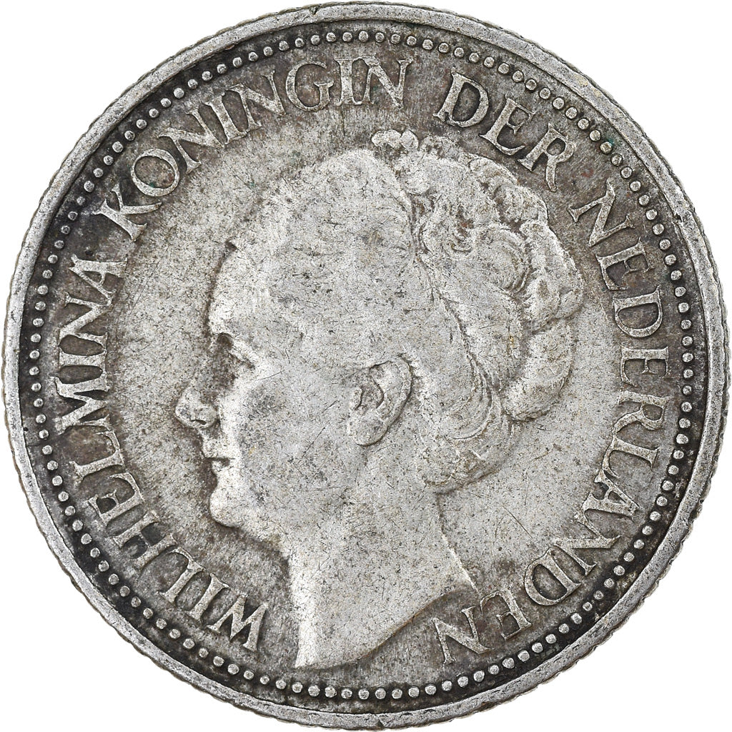 Münze, Curacao, 1/4 Gulden, 1947, Denver, S+, Silber, KM:44