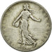 Moneta, Francja, Semeuse, 2 Francs, 1901, VF(30-35), Srebro, KM:845.1