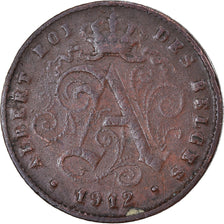 Coin, Belgium, Centime, 1912, EF(40-45), Copper, KM:76