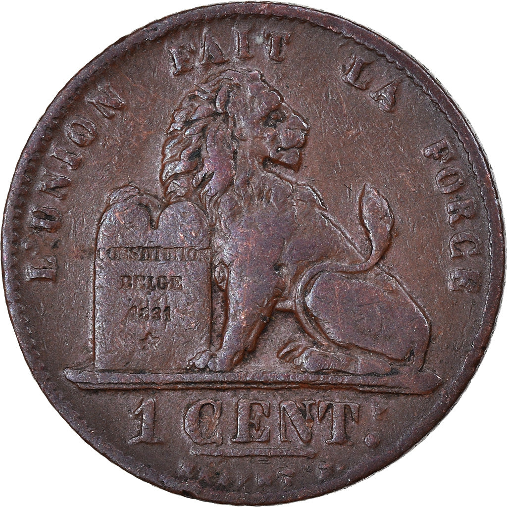 Coin, Belgium, Centime, 1912, EF(40-45), Copper, KM:76