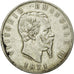 Monnaie, Italie, Vittorio Emanuele II, 5 Lire, 1871, Milan, TB+, Argent, KM:8.3