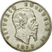 Moneda, Italia, Vittorio Emanuele II, 5 Lire, 1872, Milan, BC+, Plata, KM:8.3