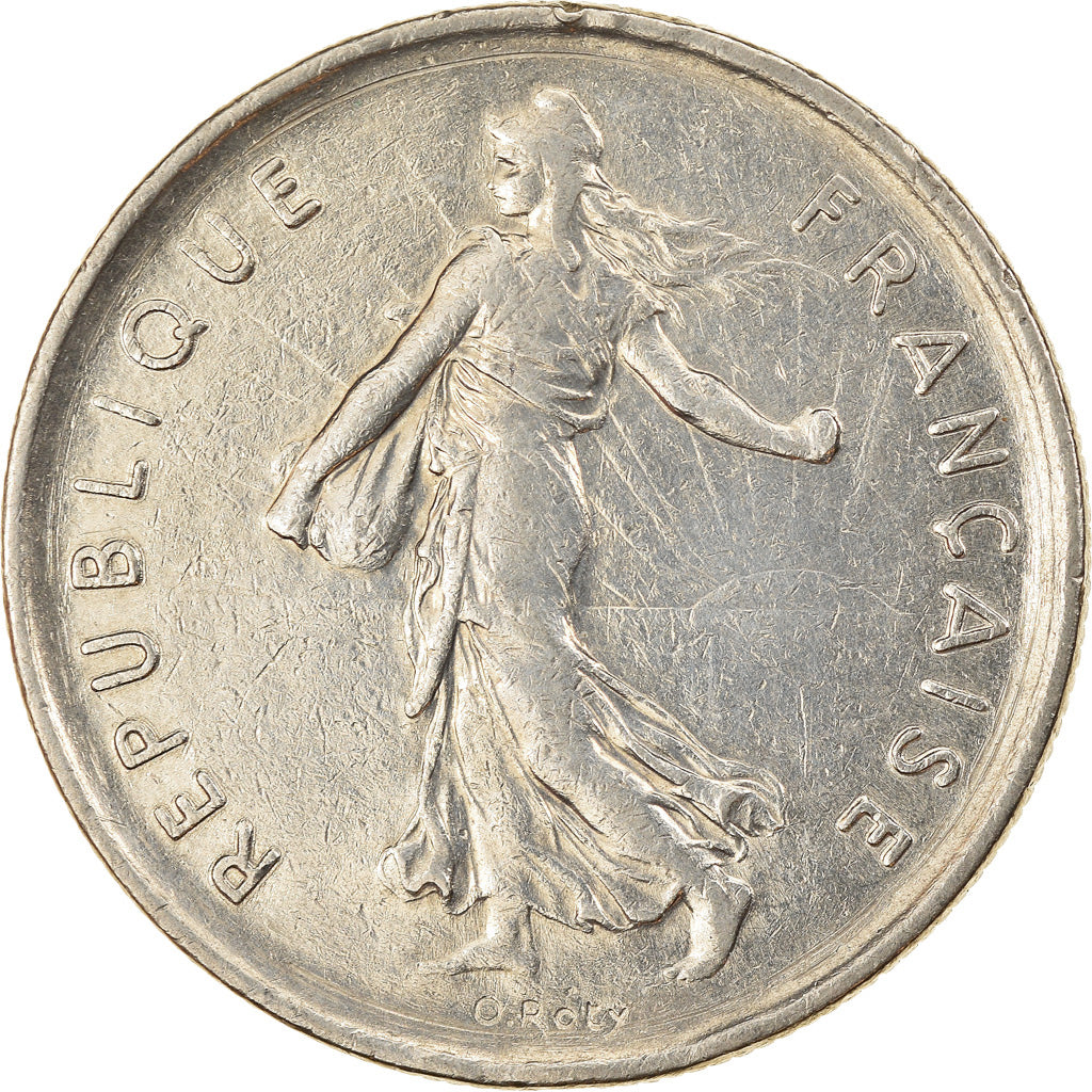 Moneta, Francia, Semeuse, 5 Francs, 1970, Paris, BB, Nichel placcato