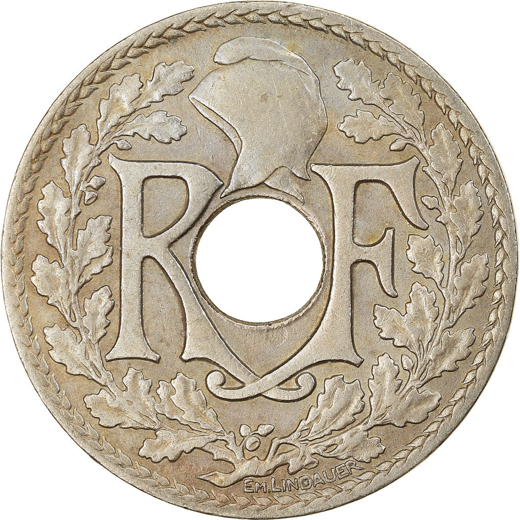Coin, France, Lindauer, 25 Centimes, 1926, Paris, EF(40-45), Copper-nickel