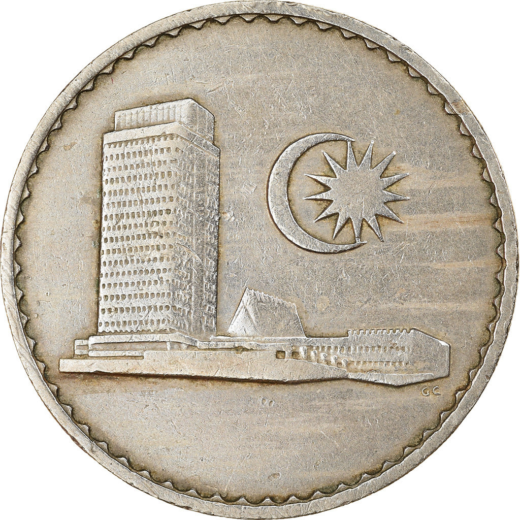 Moneta, Malesia, 50 Sen, 1967, BB, Rame-nichel, KM:5.1