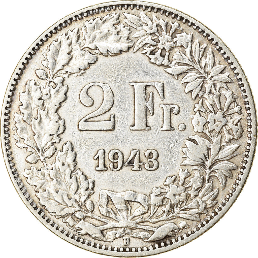 Moneta, Svizzera, 2 Francs, 1973, BB, Argento, KM:21