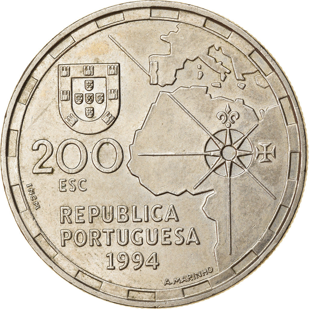 Monnaie, Portugal, 200 Escudos, 1994, TTB, Copper-nickel, KM:672