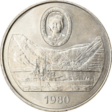 Moneta, Sant’Elena, Elizabeth II, 25 Pence, Crown, 1980, BB, Rame-nichel, KM:8