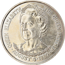 Coin, Tristan Da Cunha, Elizabeth II, 25 Pence, 1980, EF(40-45), Copper-nickel