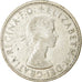 Moneda, Australia, Elizabeth II, Florin, 1961, Melbourne, BC+, Plata, KM:60