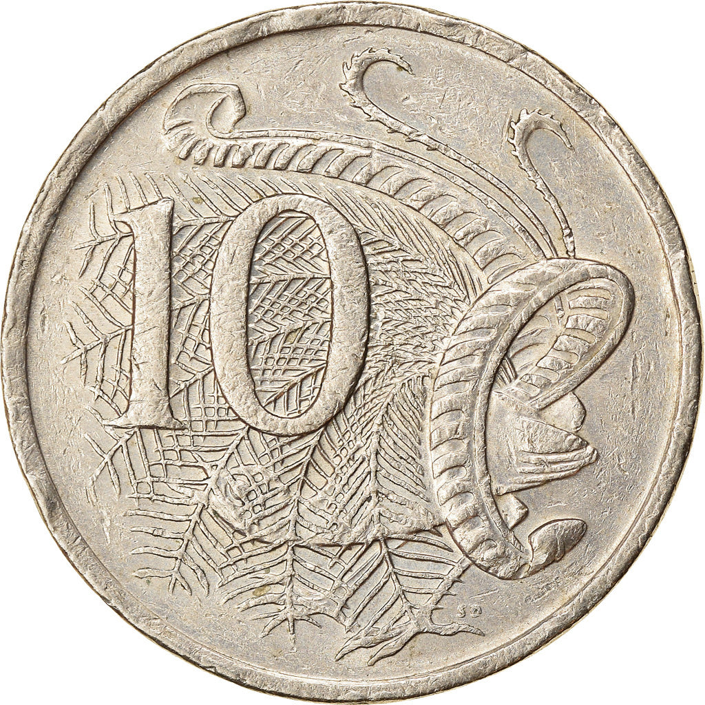 Coin, Australia, Elizabeth II, 10 Cents, 1984, EF(40-45), Copper-nickel, KM:65