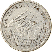 Munten, Staten van Centraal Afrika, 50 Francs, 1977, Paris, ZF, Nickel, KM:11