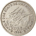 Moeda, Estados da África Central, 50 Francs, 1996, Paris, EF(40-45), Níquel