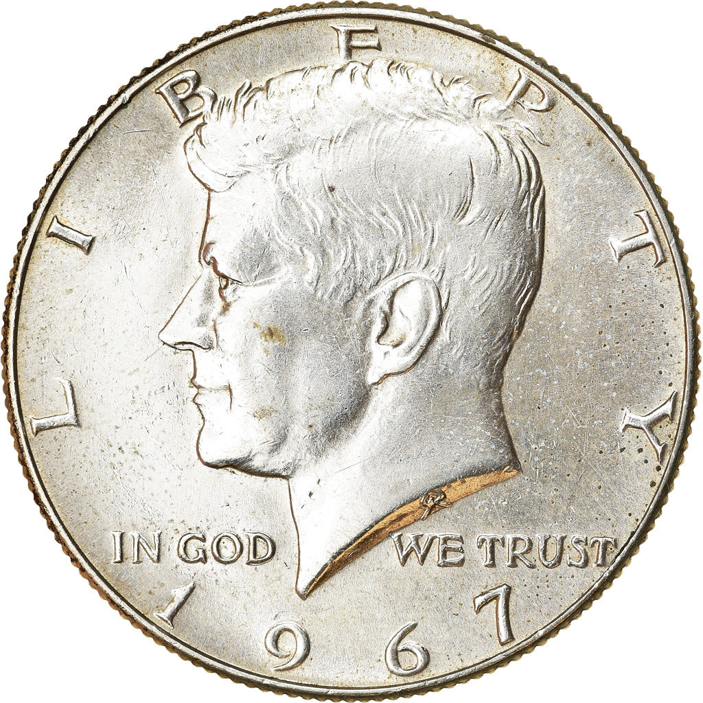 Münze, Vereinigte Staaten, Kennedy Half Dollar, Half Dollar, 1967, U.S. Mint