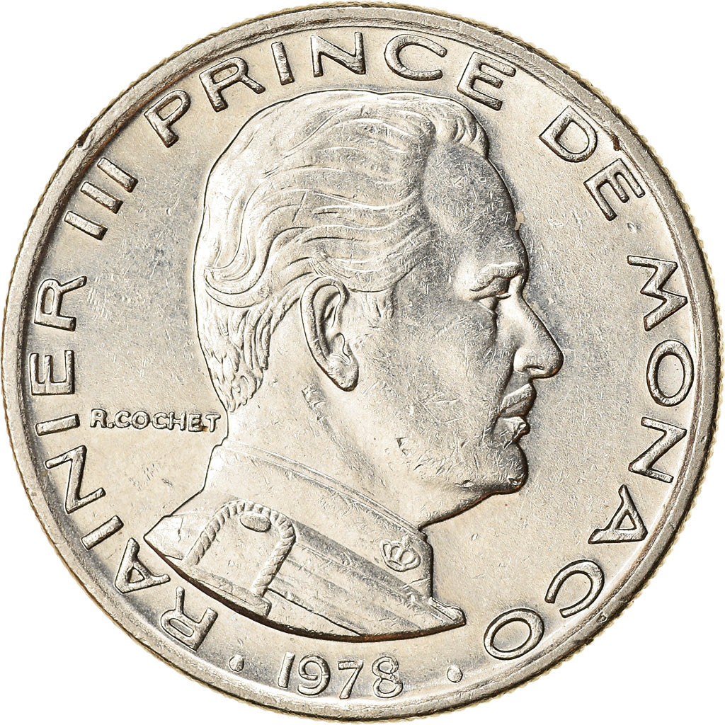 Münze, Monaco, Rainier III, Franc, 1978, SS, Nickel, KM:140, Gadoury:MC 150