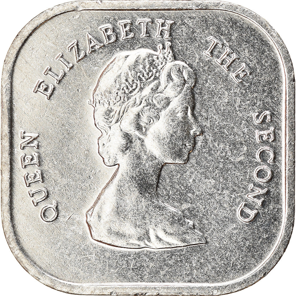 Monnaie, Etats des caraibes orientales, Elizabeth II, 2 Cents, 1996, SUP