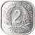 Coin, East Caribbean States, Elizabeth II, 2 Cents, 1996, AU(55-58), Aluminum