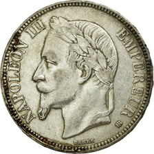 Coin, France, Napoléon III, 5 Francs, 1868, Strasbourg, EF(40-45), Silver