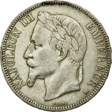 Monnaie, France, Napoléon III, 5 Francs, 1867, Strasbourg, TTB, Argent